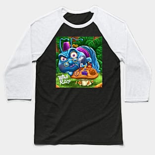 Alice in Wonderland caterpillar Baseball T-Shirt